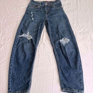 Pilcro The Bow Boyfriend jeans size 26